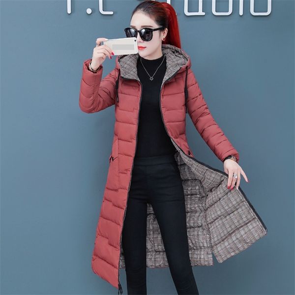 double 2 sides women winter jacket hooded long padded female coat warm outwear ladies parka solid 201125, Black
double 2 sides women winter jacket hooded long padded female coat warm outwear ladies parka solid 201125, Black