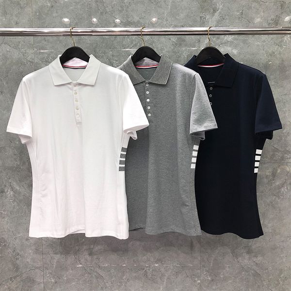 pure pique cotton men's polo shirts waist 4-bar stripes lapel summer women's luxury brand designer short sleeves casual selling t, White;black
pure pique cotton men's polo shirts waist 4-bar stripes lapel summer women's luxury brand designer short sleeves casual selling t, White;black