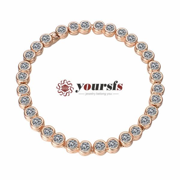 yoursfs cz tennis bracelet round cut cubic zirconia woman 18k rose gold plated for wedding anniversary gift2732, Golden;silver
yoursfs cz tennis bracelet round cut cubic zirconia woman 18k rose gold plated for wedding anniversary gift2732, Golden;silver