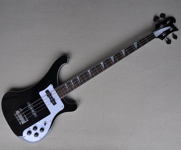 4 string glued neck black electric bass guitar with chrome hardware offer customize
4 string glued neck black electric bass guitar with chrome hardware offer customize