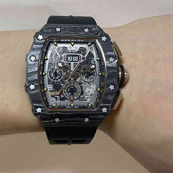 watch date luxury mens mechanics watch richa wristwatch mechanical red devil carbon fiber tourbillon hollow swiss movement milles rm35 r6nx, Slivery;brown
watch date luxury mens mechanics watch richa wristwatch mechanical red devil carbon fiber tourbillon hollow swiss movement milles rm35 r6nx, Slivery;brown