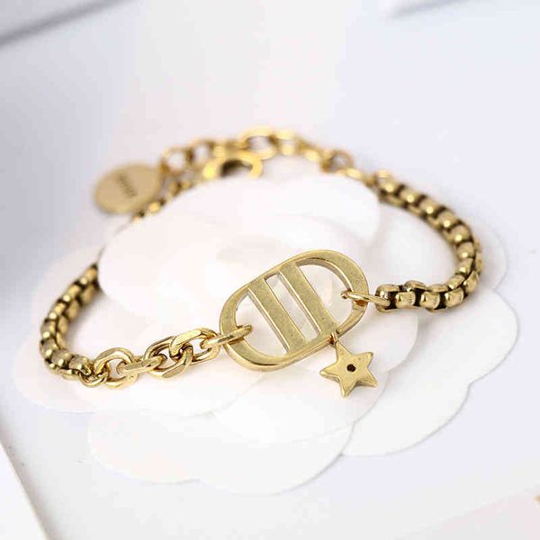 d family letter female classic red hand jewelry2022 luxury brand fashion design versatile ladies bracelet, Black
d family letter female classic red hand jewelry2022 luxury brand fashion design versatile ladies bracelet, Black