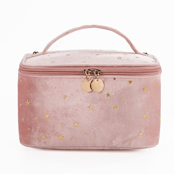 women's makeup bag velvet with gold stars travel handheld toiletries case cosmetic brushes organizer with compartment inside 220609
women's makeup bag velvet with gold stars travel handheld toiletries case cosmetic brushes organizer with compartment inside 220609