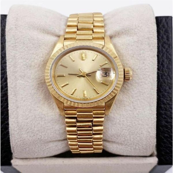 2021 women watch lady size 26mm date girl sapphire glass wristwatch automatic mechanical movement watches237o, Slivery;brown
2021 women watch lady size 26mm date girl sapphire glass wristwatch automatic mechanical movement watches237o, Slivery;brown