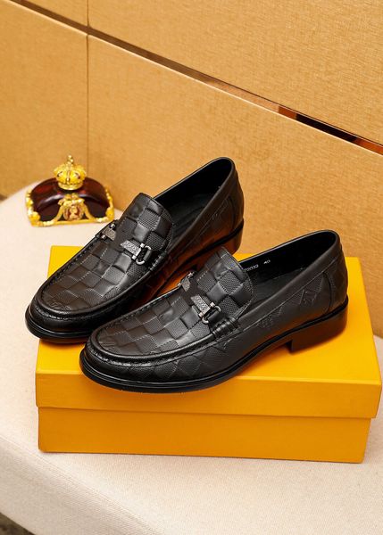 2022 men's dress shoes fashion genuine leather business flat shoes male brand designer breathable formal office working loafers size 38, Black
2022 men's dress shoes fashion genuine leather business flat shoes male brand designer breathable formal office working loafers size 38, Black