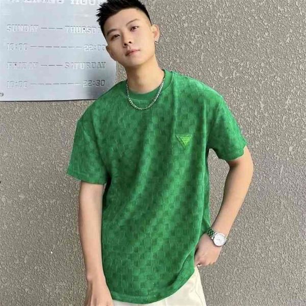 summer new bottega short sleeved t-shirt men's fashion ins plaid bv green versatile men's and women's slim hal201c, White;black
summer new bottega short sleeved t-shirt men's fashion ins plaid bv green versatile men's and women's slim hal201c, White;black
