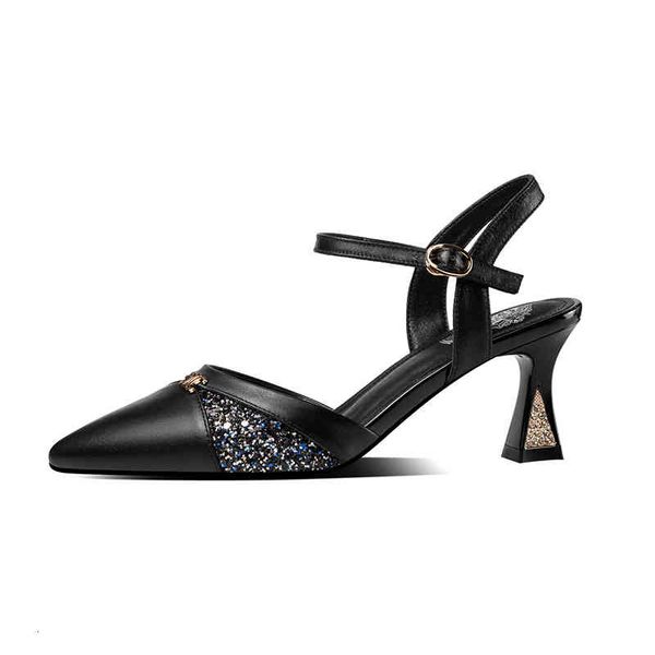sandals summer women's shoes pointed thin heel high-heeled color matching line buckle back empty fashion sandals for women hrda, Black
sandals summer women's shoes pointed thin heel high-heeled color matching line buckle back empty fashion sandals for women hrda, Black