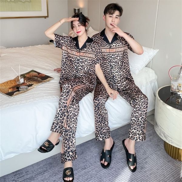 fashion leopard print couple clothes ice silk short sleeved trousers lapel pajamas two-piece set for home comfort 55% off shop sale, Black;red
fashion leopard print couple clothes ice silk short sleeved trousers lapel pajamas two-piece set for home comfort 55% off shop sale, Black;red