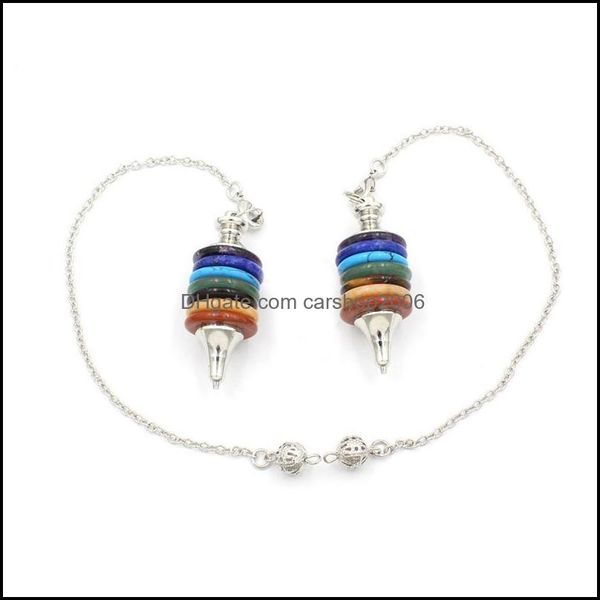 pendant necklaces pendants jewelry jln seven chakra necklace dowsing pendum rainbow color gemstone energy chram with 7.5 inches chain for, Silver
pendant necklaces pendants jewelry jln seven chakra necklace dowsing pendum rainbow color gemstone energy chram with 7.5 inches chain for, Silver