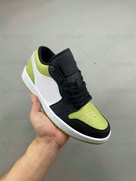 fashion 1 low sports running shoes vivid green snakeskin basketball shoes black white men women jumpman leather trainers
fashion 1 low sports running shoes vivid green snakeskin basketball shoes black white men women jumpman leather trainers