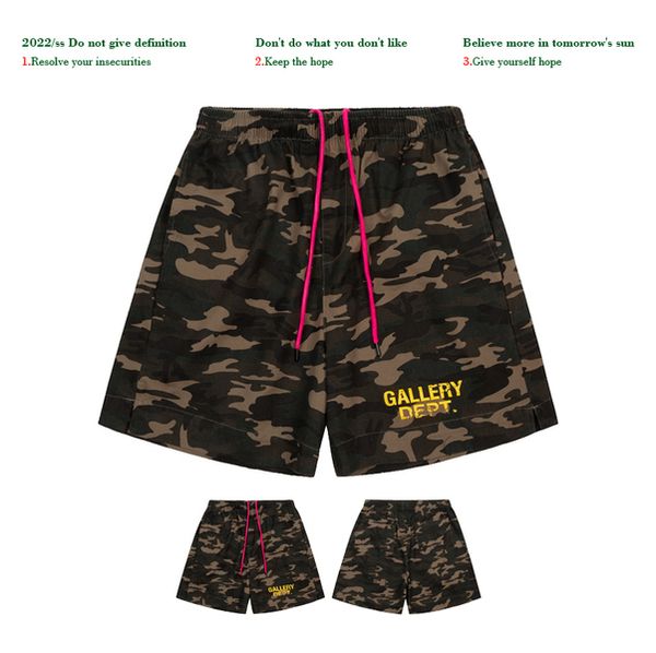 shorts american fashion brand gallerydept high street retro washed camouflage pants summer men's and women's casual 5-point shorts, White;black
shorts american fashion brand gallerydept high street retro washed camouflage pants summer men's and women's casual 5-point shorts, White;black