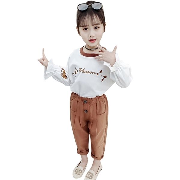 children clothes sweatshirt pants girls clothing embroidery outfit for casual style tracksuit kids 210527, White
children clothes sweatshirt pants girls clothing embroidery outfit for casual style tracksuit kids 210527, White