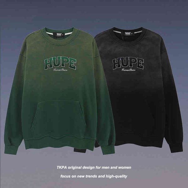 tkpa national fashion american high street washing old letter round neck sweater for men and women street lovers casual bottoms, Black
tkpa national fashion american high street washing old letter round neck sweater for men and women street lovers casual bottoms, Black