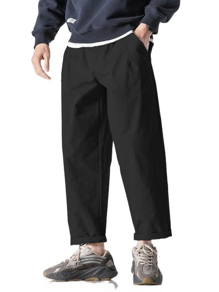 men slant pockets pants n3eh#, Black
men slant pockets pants n3eh#, Black