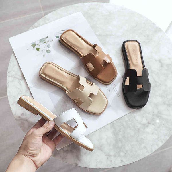 designer herme slippers slides soft bottom sandals for women to wear out 2022 new summer flat net red leather fashion ins, Black
designer herme slippers slides soft bottom sandals for women to wear out 2022 new summer flat net red leather fashion ins, Black