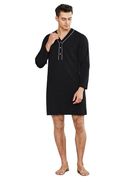 men contrast piping button detail lounge x8aj#, Black;brown
men contrast piping button detail lounge x8aj#, Black;brown