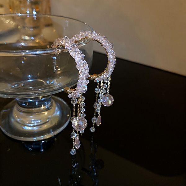 silver stud rhinestone-encrusted crystal c- shaped tassel earrings french high-grade light luxury ear stud earring fashionable eardrop wome, Golden
silver stud rhinestone-encrusted crystal c- shaped tassel earrings french high-grade light luxury ear stud earring fashionable eardrop wome, Golden