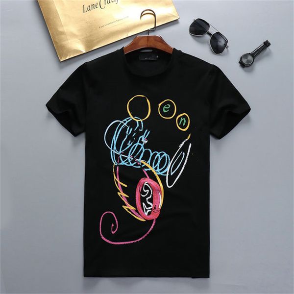 designer tide t-shirt chest letters laminated printing short sleeve high street loose oversized casual t-shirt 100% cotton men's and wo, White;black
designer tide t-shirt chest letters laminated printing short sleeve high street loose oversized casual t-shirt 100% cotton men's and wo, White;black