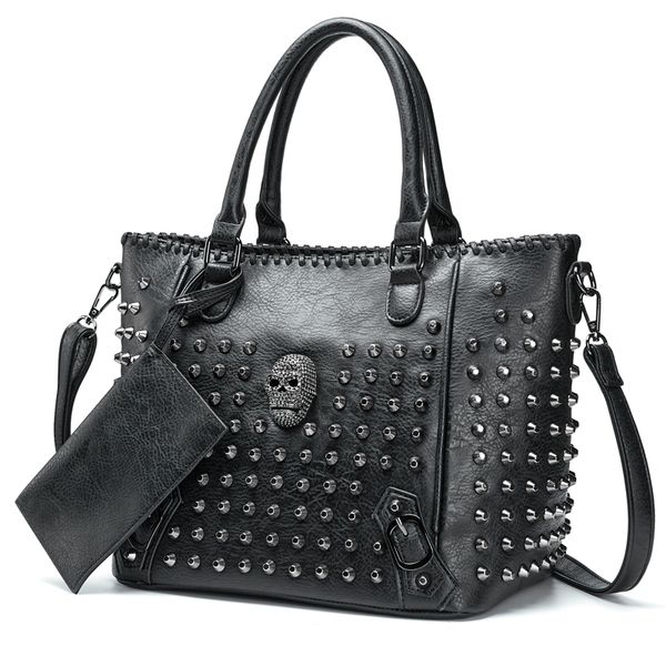 2022 new studded leather handbag crossbody bag skull tote premium punk shoulder bag wallet
2022 new studded leather handbag crossbody bag skull tote premium punk shoulder bag wallet