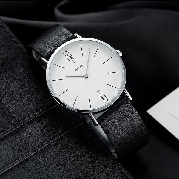 yazole brand luxury men watch leather quartz wristwatches mens business wristwatch casual clock relogio masculino, Slivery;brown
yazole brand luxury men watch leather quartz wristwatches mens business wristwatch casual clock relogio masculino, Slivery;brown
