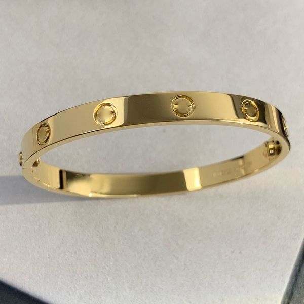 love series gold bangle au 750 18 k never fade 18-21 size with box with screwdriver official replica luxury brand jewelry premium gifts coup, Black
love series gold bangle au 750 18 k never fade 18-21 size with box with screwdriver official replica luxury brand jewelry premium gifts coup, Black
