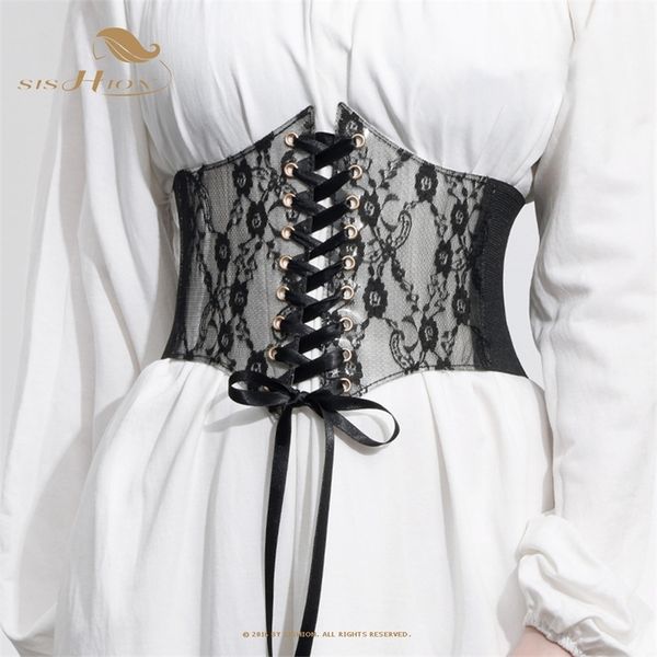 sishion vintage lace up underbust lace corset belt vd2688 white pink black elastic wide waist gaine amincissante femme gorset 220524
sishion vintage lace up underbust lace corset belt vd2688 white pink black elastic wide waist gaine amincissante femme gorset 220524
