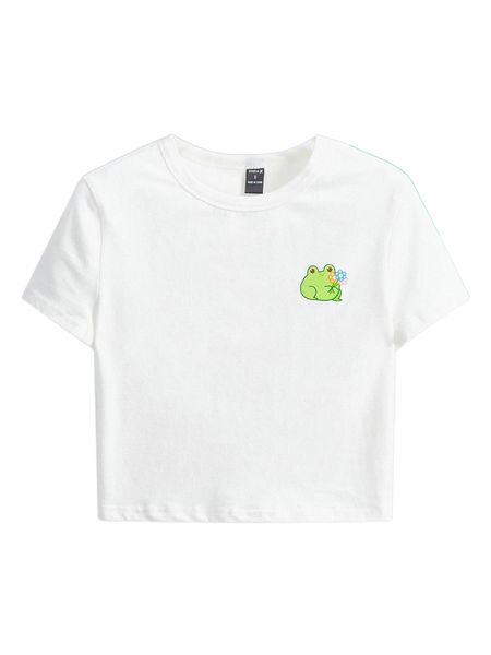 x lemon whiskers cartoon frog print tee o0uq#, White
x lemon whiskers cartoon frog print tee o0uq#, White