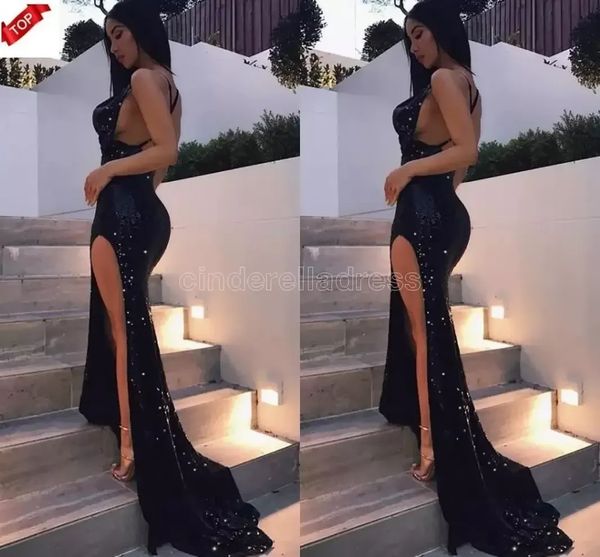 2022 black sequin mermaid prom dresses custom made side split evening celebrity gowns crystal vestidos festa red carpet party dress bc11774
2022 black sequin mermaid prom dresses custom made side split evening celebrity gowns crystal vestidos festa red carpet party dress bc11774