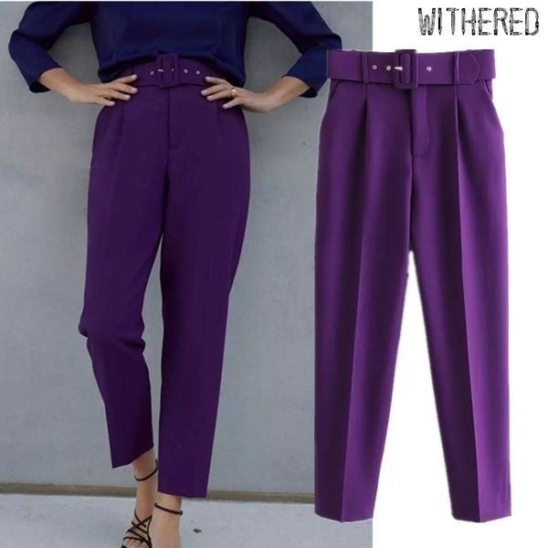 withered suit pant england office lady multicolor solid sashes straight pantalones mujer pantalon femme trousers jumpsuit y200422, Black;white
withered suit pant england office lady multicolor solid sashes straight pantalones mujer pantalon femme trousers jumpsuit y200422, Black;white