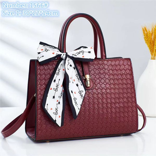 Sales factory ladies leather shoulder bags elegant solid color woven handbag small fresh ribbon bow backpack large capacity three-layer fashion tote bag 1566#, Black
Sales factory ladies leather shoulder bags elegant solid color woven handbag small fresh ribbon bow backpack large capacity three-layer fashion tote bag 1566#, Black