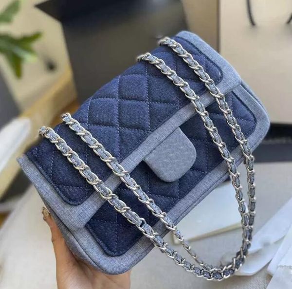 tz womens crossbody designer bags multicolor denim cowboy caviar classic handbags timeless diamond quilting flap shoulder bag silver metal c
tz womens crossbody designer bags multicolor denim cowboy caviar classic handbags timeless diamond quilting flap shoulder bag silver metal c