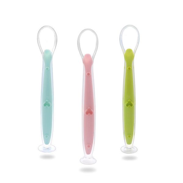 old cobbler newborn baby infant silicone feeding spoon soft head with suction cup food grade rubber kids spoonful
old cobbler newborn baby infant silicone feeding spoon soft head with suction cup food grade rubber kids spoonful