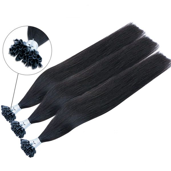 10a grade double drawn nail u tip virgin remy hair 26inch 1g/s 750g #1 jet black keratin hair
10a grade double drawn nail u tip virgin remy hair 26inch 1g/s 750g #1 jet black keratin hair
