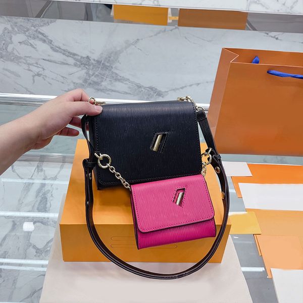 two piece set bag women cross body shoulder bags letter twist lock real leather mini purse solid color flip chain wallet removable strap fas
two piece set bag women cross body shoulder bags letter twist lock real leather mini purse solid color flip chain wallet removable strap fas