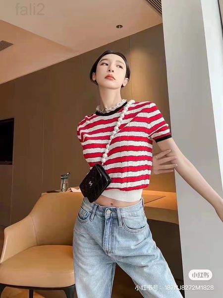 women's sweaters designer 2022 spring and summer new striped hollow out ice silk short sleeved t-shirt women are thin versatile, niche, White;black
women's sweaters designer 2022 spring and summer new striped hollow out ice silk short sleeved t-shirt women are thin versatile, niche, White;black