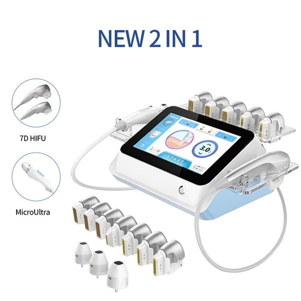 new technology multi-functional beauty equipment 2 in 1 7d hifu & microultra for skin tightening and skin lifting, Black;white
new technology multi-functional beauty equipment 2 in 1 7d hifu & microultra for skin tightening and skin lifting, Black;white