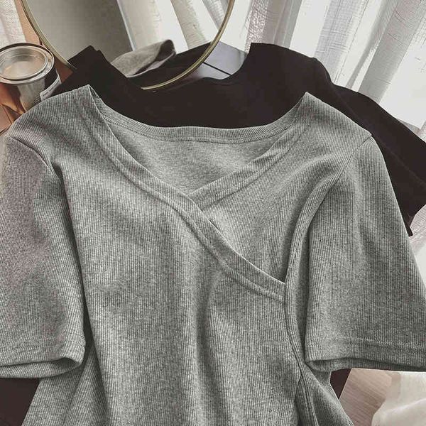 women's t-shirt 2022 grey irregular short sleeve t-shirt women's thin 2022 summer fashion versatile ins dca8, White
women's t-shirt 2022 grey irregular short sleeve t-shirt women's thin 2022 summer fashion versatile ins dca8, White