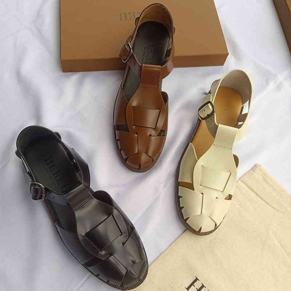sandals cattle niche hereu genuine leather bag head sandals women's year summer one line buckle roman shoes, Black
sandals cattle niche hereu genuine leather bag head sandals women's year summer one line buckle roman shoes, Black