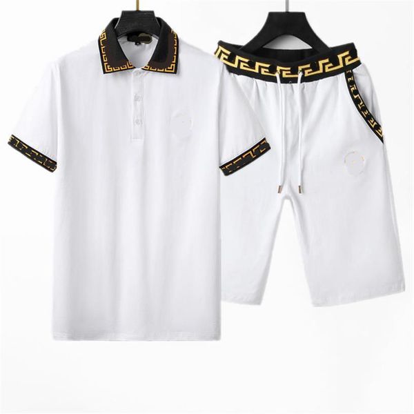 2022 men's tracksuits polo designer's new shirt men's suit summer short sleeve casual high-grade clothes trend joker handsome, Gray
2022 men's tracksuits polo designer's new shirt men's suit summer short sleeve casual high-grade clothes trend joker handsome, Gray