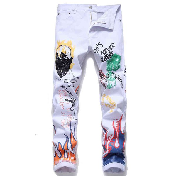 men's pants letter printed white bullet slim fit pants nightclub small straight men's casual 5670 r1w5, Black
men's pants letter printed white bullet slim fit pants nightclub small straight men's casual 5670 r1w5, Black