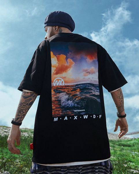 men's t-shirts ocean views tee fashion streetwear hip hop short sleeves t-shirt, White;black
men's t-shirts ocean views tee fashion streetwear hip hop short sleeves t-shirt, White;black