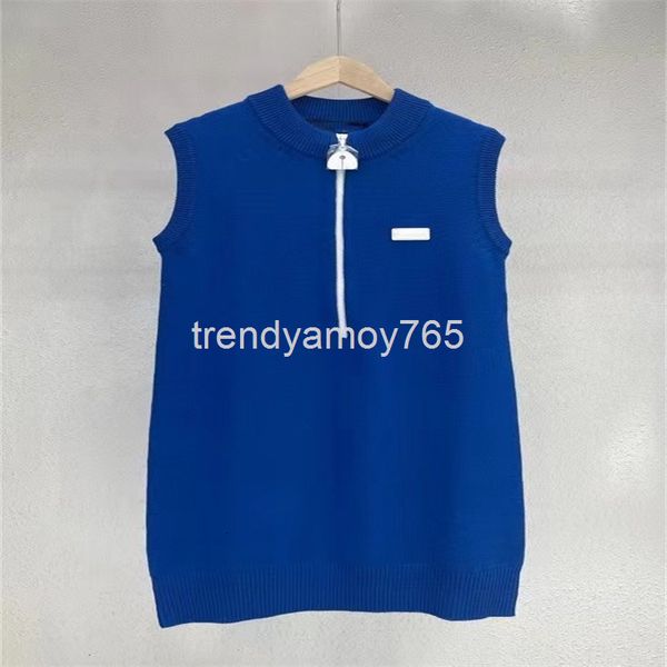 women's knits & tees high edition 22 year old donkey family spring and summer fashion temperament blue round neck zipper sleeveless cas, White
women's knits & tees high edition 22 year old donkey family spring and summer fashion temperament blue round neck zipper sleeveless cas, White