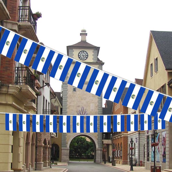 el salvador string flag 20 flag 14x21cm hanging mini banner for indoor outdoor decor
el salvador string flag 20 flag 14x21cm hanging mini banner for indoor outdoor decor