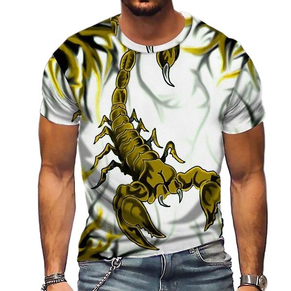 men's t shirt scorpion animal round neck street casual print short sleeve sportswear casual fashion comfortable green blue purple / su, White;black
men's t shirt scorpion animal round neck street casual print short sleeve sportswear casual fashion comfortable green blue purple / su, White;black
