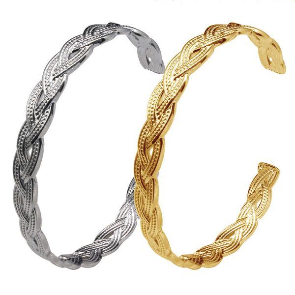 bracelet open shaped adjustable woven hollow out stainless steel bracelet women's accessories, Golden;silver
bracelet open shaped adjustable woven hollow out stainless steel bracelet women's accessories, Golden;silver