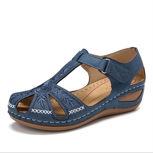 women's sandals summer rome vintage hollow out wedge heels platform ladies shoes hook loop embroidery sewing female sandal 220326, Black
women's sandals summer rome vintage hollow out wedge heels platform ladies shoes hook loop embroidery sewing female sandal 220326, Black