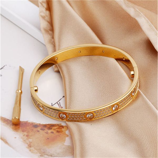 luxury bangle female stainless steel screwdriver couple lover bracelets mens womens fashion jewelry valentine day gift for girlfriend access, Black
luxury bangle female stainless steel screwdriver couple lover bracelets mens womens fashion jewelry valentine day gift for girlfriend access, Black