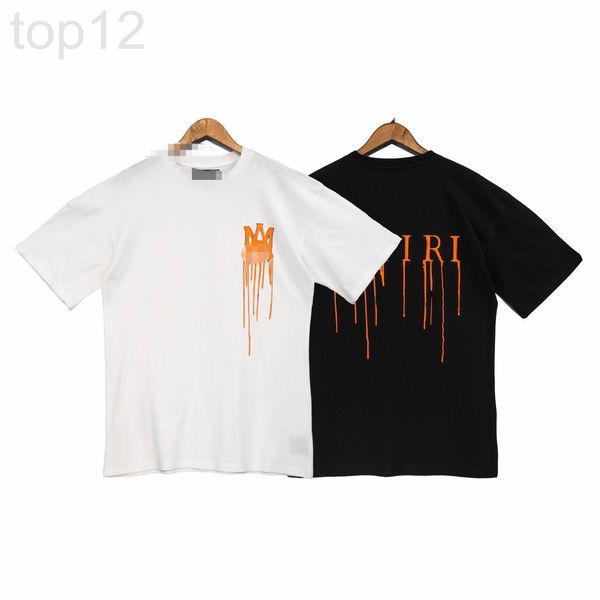 men's t-shirts designer correct summer a miri fluid am letter printed round neck short sleeve t-shirt for men and women shop, White;black
men's t-shirts designer correct summer a miri fluid am letter printed round neck short sleeve t-shirt for men and women shop, White;black