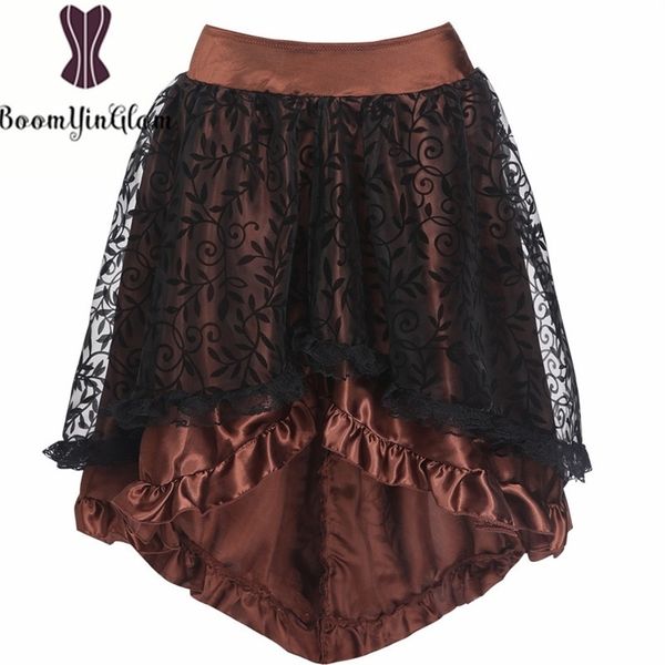 women irregular skirt black corset accessories zipper back skirts dancewear brown steampunk corset skirt 937# y200326
women irregular skirt black corset accessories zipper back skirts dancewear brown steampunk corset skirt 937# y200326