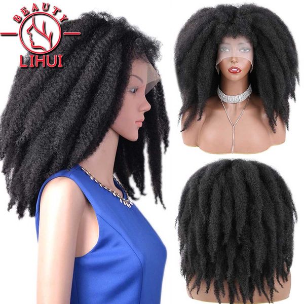 costume accessories short synthetic afro kinky twist hair wig lace front wig with bangs 14 inch fluffy afro marley twist braiding hair wig, Silver
costume accessories short synthetic afro kinky twist hair wig lace front wig with bangs 14 inch fluffy afro marley twist braiding hair wig, Silver